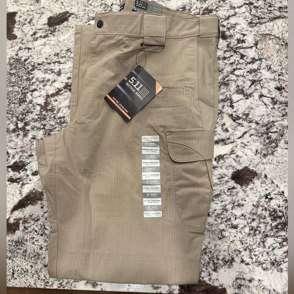5.11 Flex-Tac Stryke Pant Tactical Men's Khaki Cargo Pants